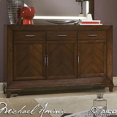 Dresser with 3 Doors and 3 Drawers
